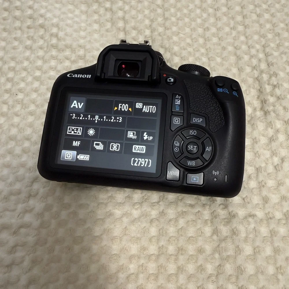 Canon Black Digital Camera DSLR
